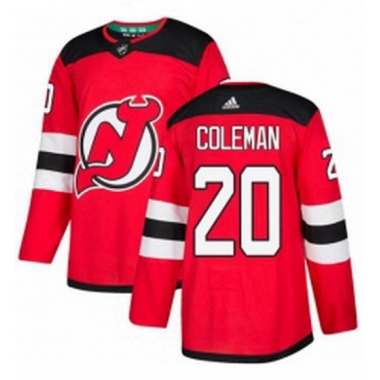 Mens Adidas New Jersey Devils 20 Blake Coleman Premier Red Home NHL Jersey Mens Adidas New Jersey Devils 20 Blake Coleman Premier Red Home NHL Jersey