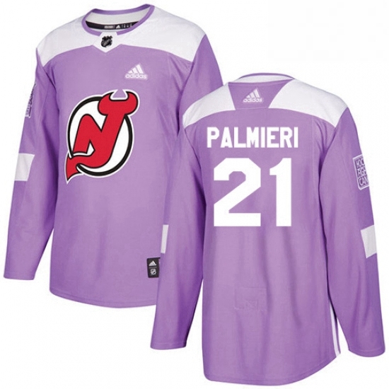 Mens Adidas New Jersey Devils 21 Kyle Palmieri Authentic Purple Fights Cancer Practice NHL Jersey Mens Adidas New Jersey Devils 21 Kyle Palmieri Authentic Purple Fights Cancer Practice NHL Jersey