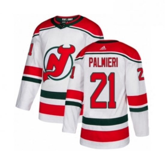 Mens Adidas New Jersey Devils 21 Kyle Palmieri Authentic White Alternate NHL Jersey Mens Adidas New Jersey Devils 21 Kyle Palmieri Authentic White Alternate NHL Jersey