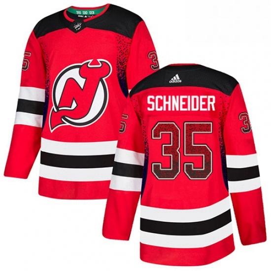 Mens Adidas New Jersey Devils 35 Cory Schneider Authentic Red Drift Fashion NHL Jersey Mens Adidas New Jersey Devils 35 Cory Schneider Authentic Red Drift Fashion NHL Jersey