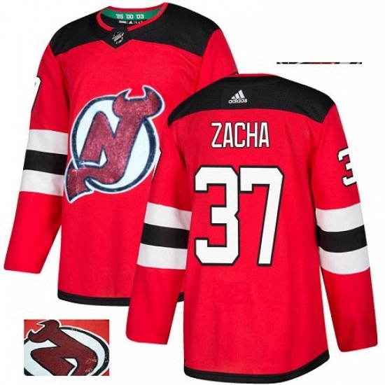 Mens Adidas New Jersey Devils 37 Pavel Zacha Authentic Red Fashion Gold NHL Jersey Mens Adidas New Jersey Devils 37 Pavel Zacha Authentic Red Fashion Gold NHL Jersey