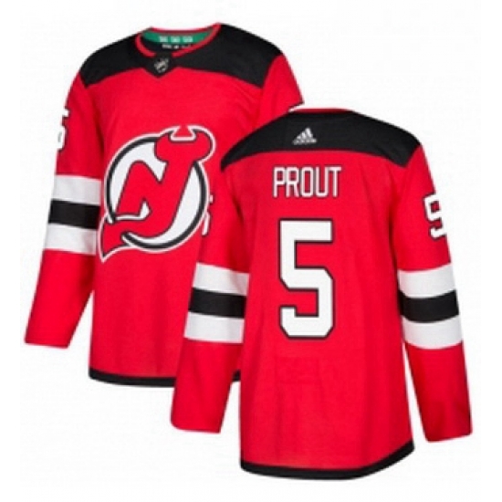 Mens Adidas New Jersey Devils 5 Dalton Prout Authentic Red Home NHL Jersey Mens Adidas New Jersey Devils 5 Dalton Prout Authentic Red Home NHL Jersey
