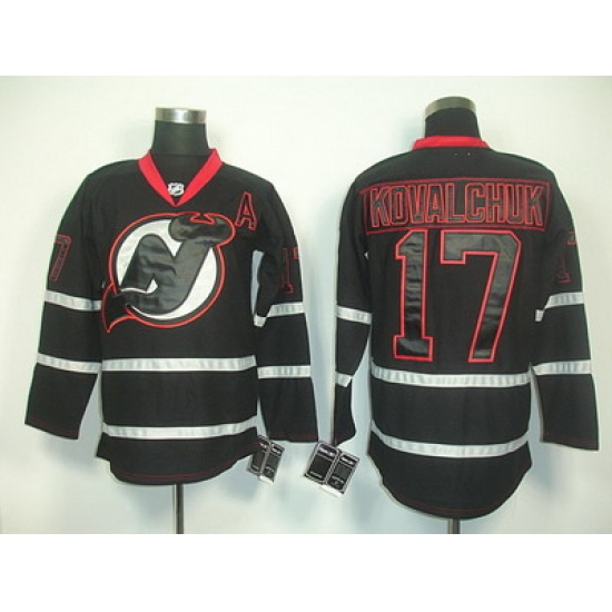 New Jersey Devils 17 IIlya Kovalchuk Black jerseys A patch New Jersey Devils 17 IIlya Kovalchuk Black jerseys A patch