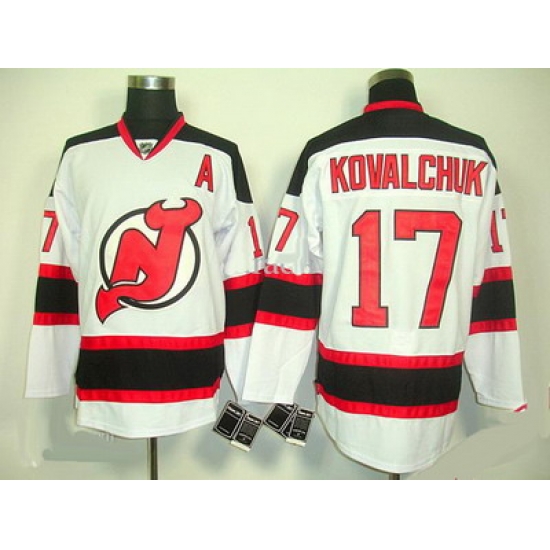 New Jersey Devils #17 Ilya Kovalchuk New Jersey white color Ice hockey jersey New Jersey Devils #17 Ilya Kovalchuk New Jersey white color Ice hockey jersey