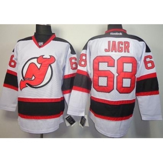 New Jersey Devils 68 Jaromir Jagr White NHL Jerseys New Jersey Devils 68 Jaromir Jagr White NHL Jerseys