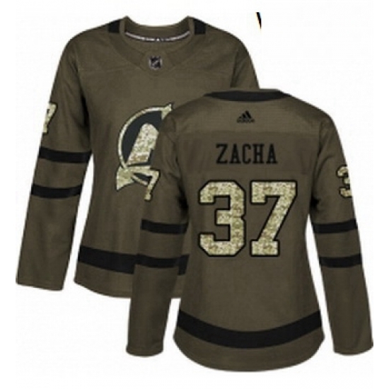 Womens Adidas New Jersey Devils 37 Pavel Zacha Authentic Green Salute to Service NHL Jersey Womens Adidas New Jersey Devils 37 Pavel Zacha Authentic Green Salute to Service NHL Jersey
