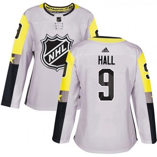 Womens Adidas New Jersey Devils 9 Taylor Hall Authentic Gray 2018 All Star Metro Division NHL Jersey Womens Adidas New Jersey Devils 9 Taylor Hall Authentic Gray 2018 All Star Metro Division NHL Jersey