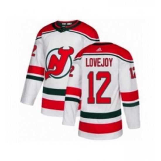 Youth Adidas New Jersey Devils 12 Ben Lovejoy Authentic White Alternate NHL Jersey Youth Adidas New Jersey Devils 12 Ben Lovejoy Authentic White Alternate NHL Jersey