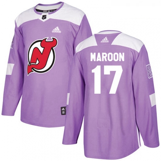 Youth Adidas New Jersey Devils 17 Patrick Maroon Authentic Purple Fights Cancer Practice NHL Jersey Youth Adidas New Jersey Devils 17 Patrick Maroon Authentic Purple Fights Cancer Practice NHL Jersey