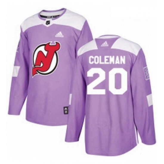Youth Adidas New Jersey Devils 20 Blake Coleman Authentic Purple Fights Cancer Practice NHL Jersey Youth Adidas New Jersey Devils 20 Blake Coleman Authentic Purple Fights Cancer Practice NHL Jersey