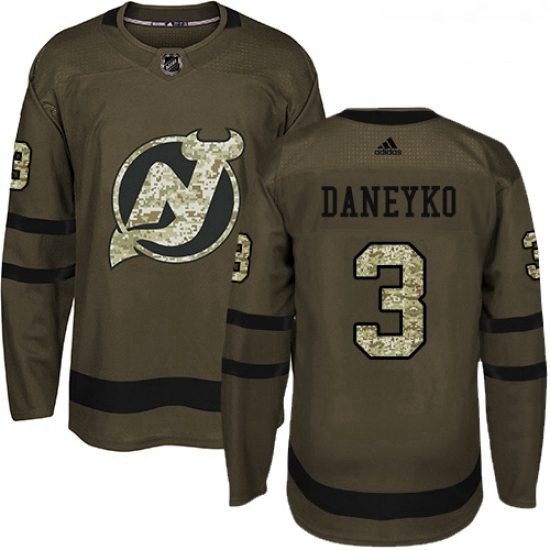 Youth Adidas New Jersey Devils 3 Ken Daneyko Authentic Green Salute to Service NHL Jersey Youth Adidas New Jersey Devils 3 Ken Daneyko Authentic Green Salute to Service NHL Jersey
