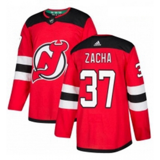 Youth Adidas New Jersey Devils 37 Pavel Zacha Authentic Red Home NHL Jersey Youth Adidas New Jersey Devils 37 Pavel Zacha Authentic Red Home NHL Jersey