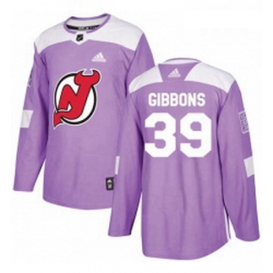 Youth Adidas New Jersey Devils 39 Brian Gibbons Authentic Purple Fights Cancer Practice NHL Jersey Youth Adidas New Jersey Devils 39 Brian Gibbons Authentic Purple Fights Cancer Practice NHL Jersey