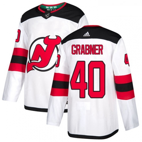 Youth Adidas New Jersey Devils 40 Michael Grabner Authentic White Away NHL Jersey Youth Adidas New Jersey Devils 40 Michael Grabner Authentic White Away NHL Jersey