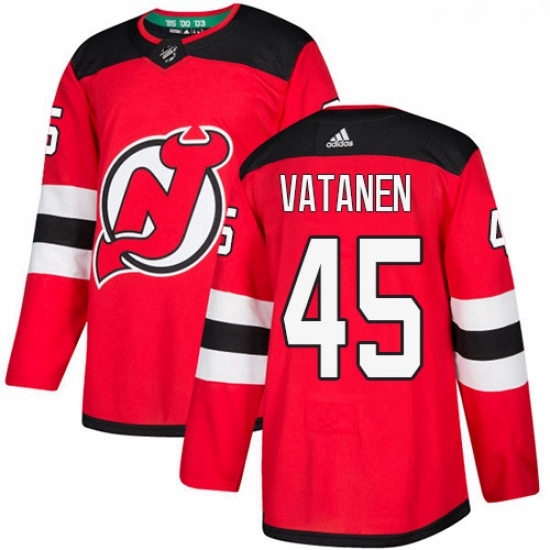 Youth Adidas New Jersey Devils 45 Sami Vatanen Authentic Red Home NHL Jersey Youth Adidas New Jersey Devils 45 Sami Vatanen Authentic Red Home NHL Jersey