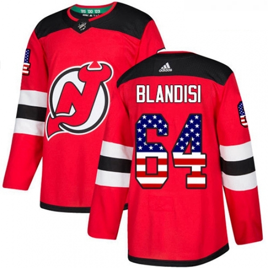 Youth Adidas New Jersey Devils 64 Joseph Blandisi Authentic Red USA Flag Fashion NHL Jersey Youth Adidas New Jersey Devils 64 Joseph Blandisi Authentic Red USA Flag Fashion NHL Jersey
