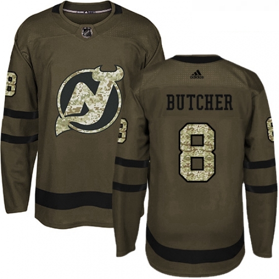 Youth Adidas New Jersey Devils 8 Will Butcher Authentic Green Salute to Service NHL Jersey Youth Adidas New Jersey Devils 8 Will Butcher Authentic Green Salute to Service NHL Jersey