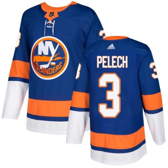 Adidas New York Islanders 3 Adam Pelech Royal Blue Home Authentic Stitched NHL Jersey Adidas New York Islanders 3 Adam Pelech Royal Blue Home Authentic Stitched NHL Jersey
