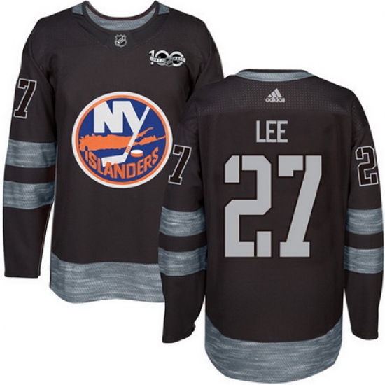Islanders #27 Anders Lee Black 1917 2017 100th Anniversary Stitched NHL Jersey Islanders #27 Anders Lee Black 1917 2017 100th Anniversary Stitched NHL Jersey
