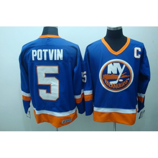 Islanders #5 Denis Potvin Stitched Baby Blue CCM Throwback NHL Jersey Islanders #5 Denis Potvin Stitched Baby Blue CCM Throwback NHL Jersey