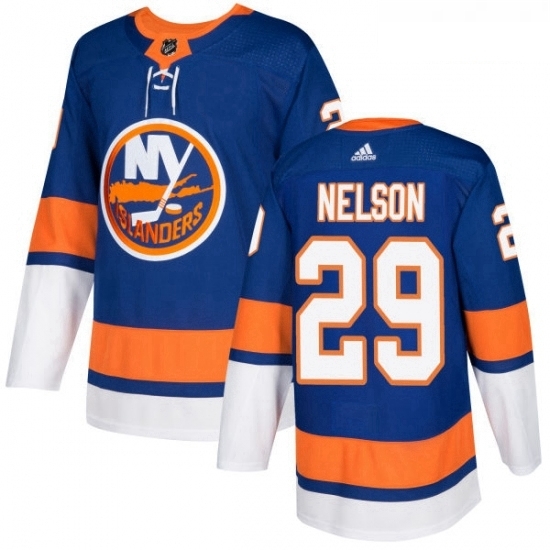 Men Adidas New York Islanders 29 Brock Nelson Premier Royal Blue Home NHL Jersey Men Adidas New York Islanders 29 Brock Nelson Premier Royal Blue Home NHL Jersey