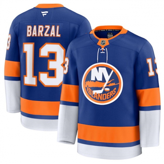 Men New York Islanders 13 Mathew Barzal Royal 2024 25 Home Stitched Hockey Jersey Men New York Islanders 13 Mathew Barzal Royal 2024 25 Home Stitched Hockey Jersey