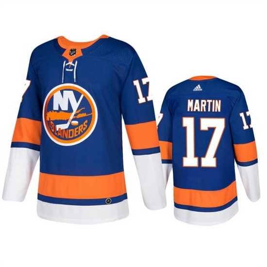Men New York Islanders 17 Matt Martin Royal Stitched Jersey Men New York Islanders 17 Matt Martin Royal Stitched Jersey