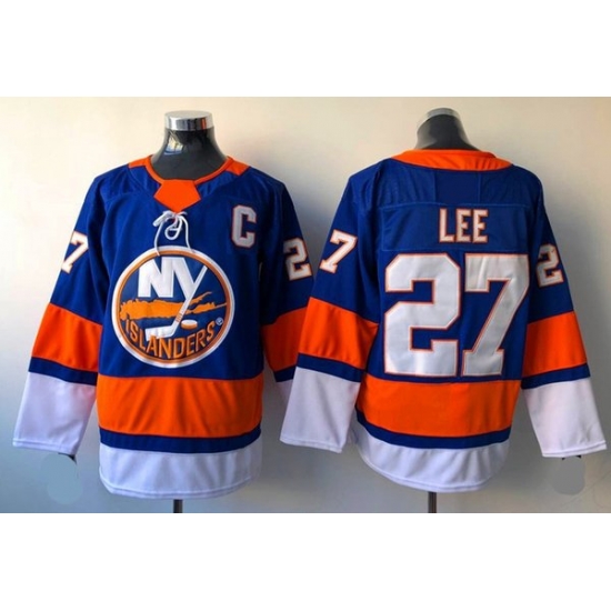 Men New York Islanders 27 Anders Lee Royal Adidas Jersey Stitched C Patch Men New York Islanders 27 Anders Lee Royal Adidas Jersey Stitched C Patch