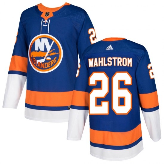 Men New York Islanders Oliver Wahlstrom Adidas Authentic Olive Royal Home Jersey Men New York Islanders Oliver Wahlstrom Adidas Authentic Olive Royal Home Jersey