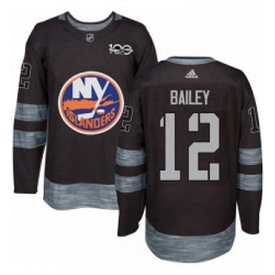 Mens Adidas New York Islanders 12 Josh Bailey Premier Black 1917 2017 100th Anniversary NHL Jersey Mens Adidas New York Islanders 12 Josh Bailey Premier Black 1917 2017 100th Anniversary NHL Jersey