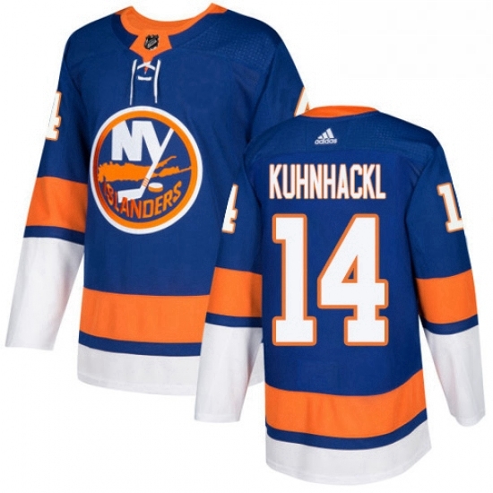 Mens Adidas New York Islanders 14 Tom Kuhnhackl Premier Royal Blue Home NHL Jersey Mens Adidas New York Islanders 14 Tom Kuhnhackl Premier Royal Blue Home NHL Jersey