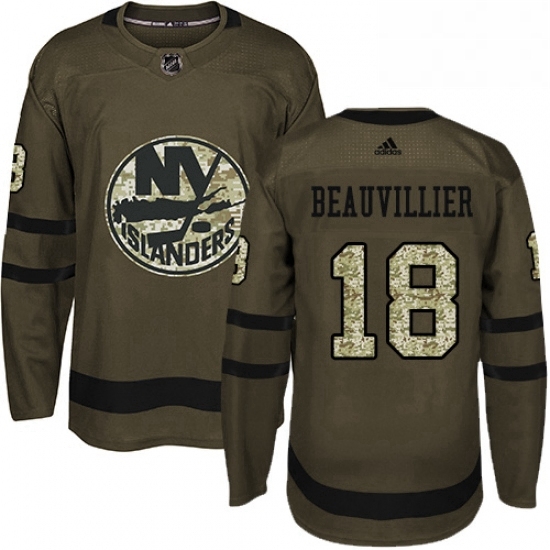 Mens Adidas New York Islanders 18 Anthony Beauvillier Authentic Green Salute to Service NHL Jersey Mens Adidas New York Islanders 18 Anthony Beauvillier Authentic Green Salute to Service NHL Jersey