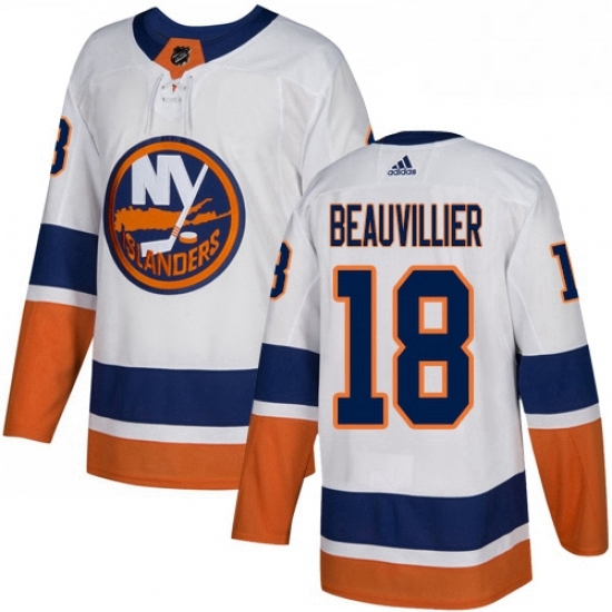 Mens Adidas New York Islanders 18 Anthony Beauvillier Authentic White Away NHL Jersey Mens Adidas New York Islanders 18 Anthony Beauvillier Authentic White Away NHL Jersey
