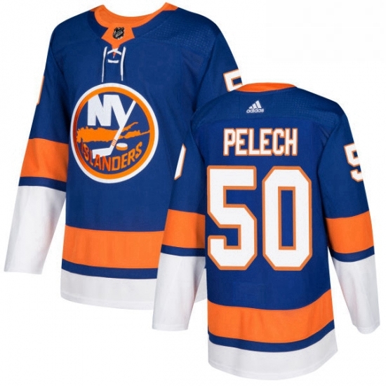 Mens Adidas New York Islanders 50 Adam Pelech Authentic Royal Blue Home NHL Jersey Mens Adidas New York Islanders 50 Adam Pelech Authentic Royal Blue Home NHL Jersey