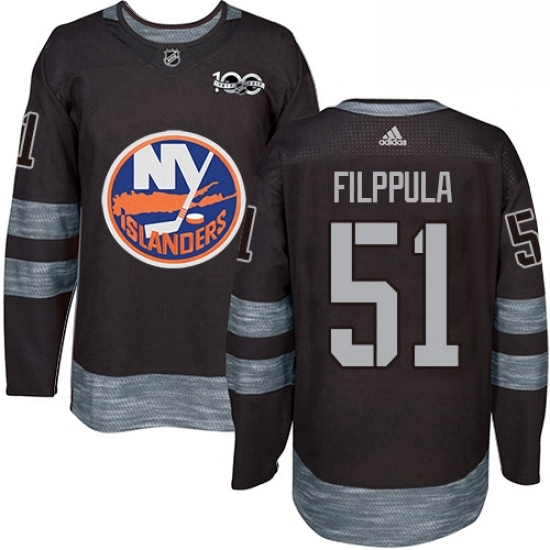 Mens Adidas New York Islanders 51 Valtteri Filppula Authentic Black 1917 2017 100th Anniversary NHL Jersey Mens Adidas New York Islanders 51 Valtteri Filppula Authentic Black 1917 2017 100th Anniversary NHL Jersey