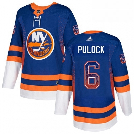 Mens Adidas New York Islanders 6 Ryan Pulock Authentic Royal Blue Drift Fashion NHL Jersey Mens Adidas New York Islanders 6 Ryan Pulock Authentic Royal Blue Drift Fashion NHL Jersey
