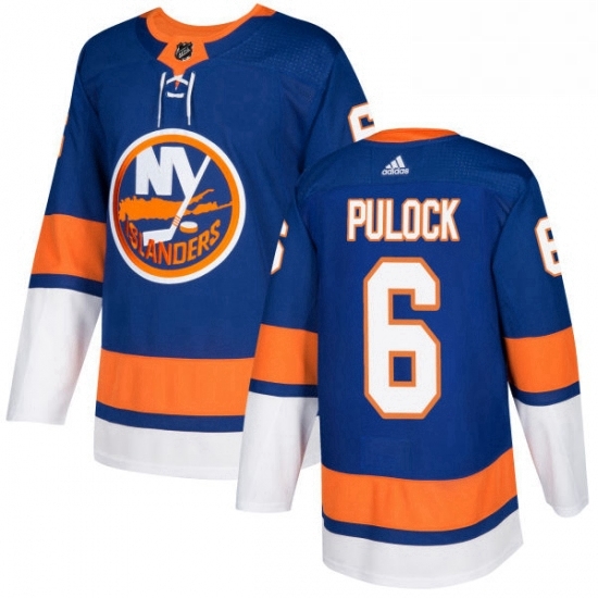 Mens Adidas New York Islanders 6 Ryan Pulock Authentic Royal Blue Home NHL Jersey Mens Adidas New York Islanders 6 Ryan Pulock Authentic Royal Blue Home NHL Jersey