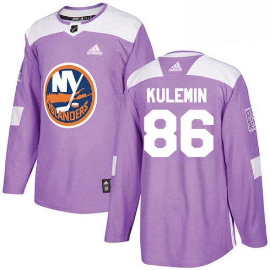 Mens Adidas New York Islanders 86 Nikolay Kulemin Authentic Purple Fights Cancer Practice NHL Jersey Mens Adidas New York Islanders 86 Nikolay Kulemin Authentic Purple Fights Cancer Practice NHL Jersey