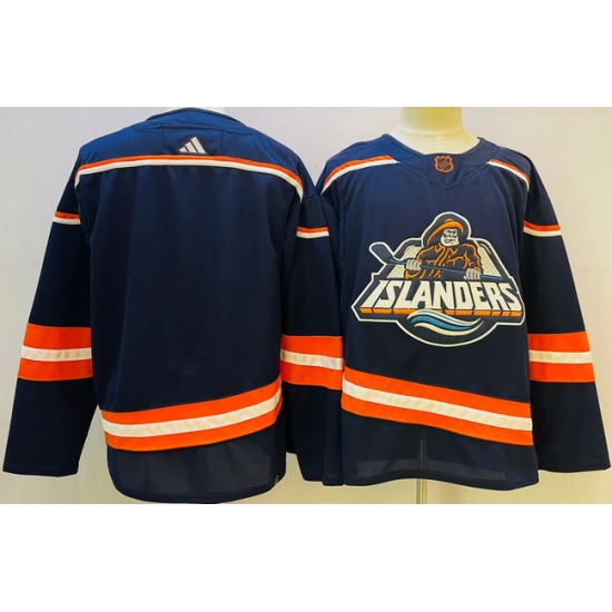 Men's New York Islanders Blank 2022 Navy Reverse Retro 2.0 Stitched Jersey Men's New York Islanders Blank 2022 Navy Reverse Retro 2.0 Stitched Jersey