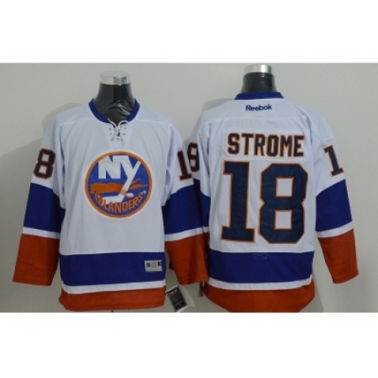 NHL New York Islanders #18 Strome white jerseys NHL New York Islanders #18 Strome white jerseys
