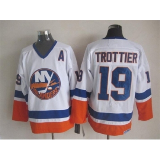 NHL New York Islanders 19 Trottier white jerseys NHL New York Islanders 19 Trottier white jerseys