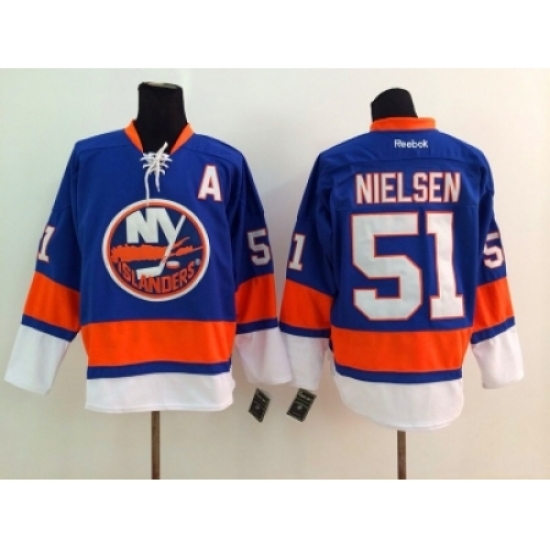 NHL New York Islanders #51 nielsen blue-orange jerseys NHL New York Islanders #51 nielsen blue-orange jerseys