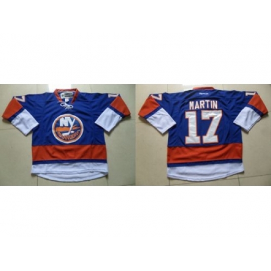 New York Islanders #17 Matt Martin Baby Blue Stitched NHL Jersey New York Islanders #17 Matt Martin Baby Blue Stitched NHL Jersey