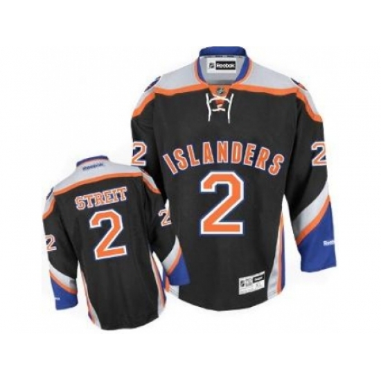 New York Islanders 2 Mark Streit Black Third NHL Jersey New York Islanders 2 Mark Streit Black Third NHL Jersey