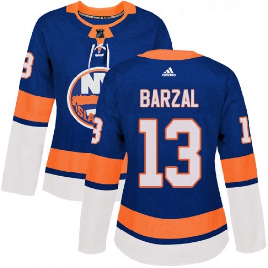 Womens Adidas New York Islanders 13 Mathew Barzal Authentic Royal Blue Home NHL Jersey Womens Adidas New York Islanders 13 Mathew Barzal Authentic Royal Blue Home NHL Jersey