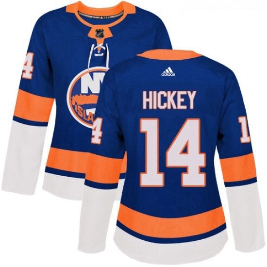 Womens Adidas New York Islanders 14 Thomas Hickey Authentic Royal Blue Home NHL Jersey Womens Adidas New York Islanders 14 Thomas Hickey Authentic Royal Blue Home NHL Jersey