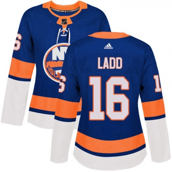 Womens Adidas New York Islanders 16 Andrew Ladd Authentic Royal Blue Home NHL Jersey Womens Adidas New York Islanders 16 Andrew Ladd Authentic Royal Blue Home NHL Jersey