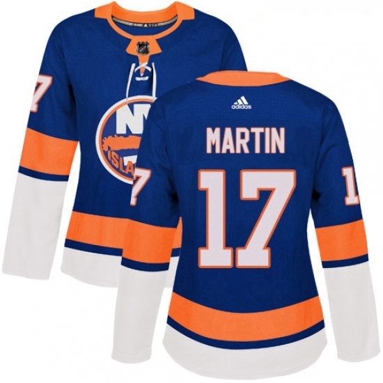 Womens Adidas New York Islanders 17 Matt Martin Authentic Royal Blue Home NHL Jersey Womens Adidas New York Islanders 17 Matt Martin Authentic Royal Blue Home NHL Jersey