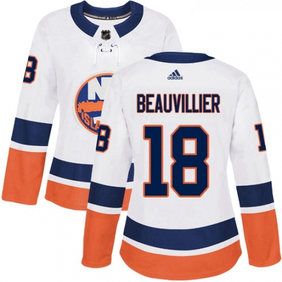 Womens Adidas New York Islanders 18 Anthony Beauvillier Authentic White Away NHL Jersey Womens Adidas New York Islanders 18 Anthony Beauvillier Authentic White Away NHL Jersey