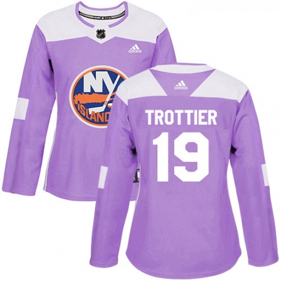 Womens Adidas New York Islanders 19 Bryan Trottier Authentic Purple Fights Cancer Practice NHL Jersey Womens Adidas New York Islanders 19 Bryan Trottier Authentic Purple Fights Cancer Practice NHL Jersey